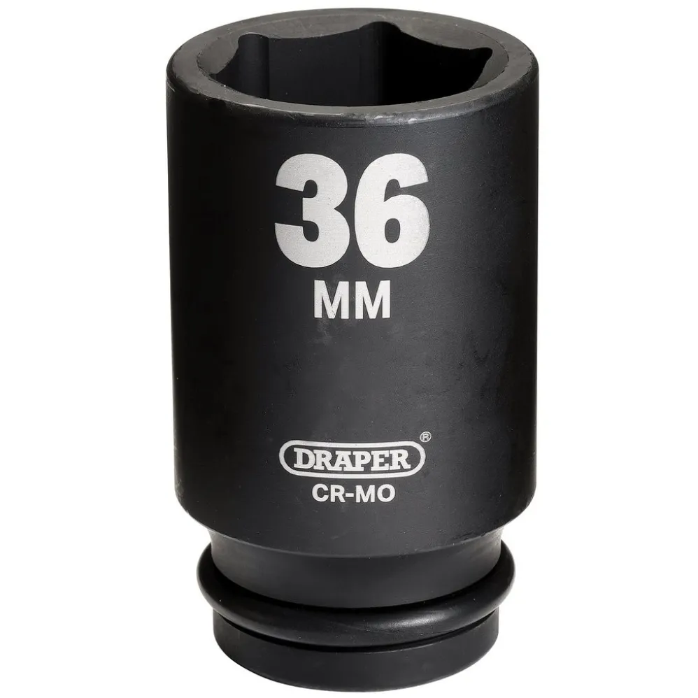 Draper Hi-TORQ® Deep Impact Socket, 3/4" Sq. Dr., 36mm