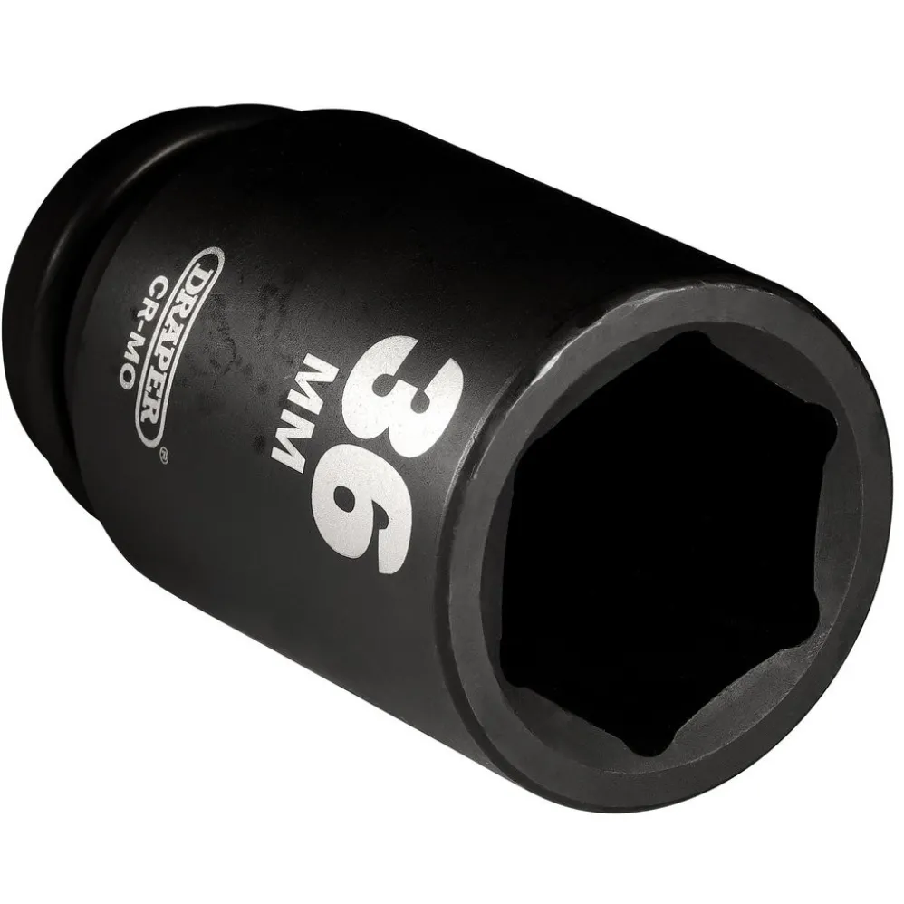 Draper Hi-TORQ® Deep Impact Socket, 3/4" Sq. Dr., 36mm