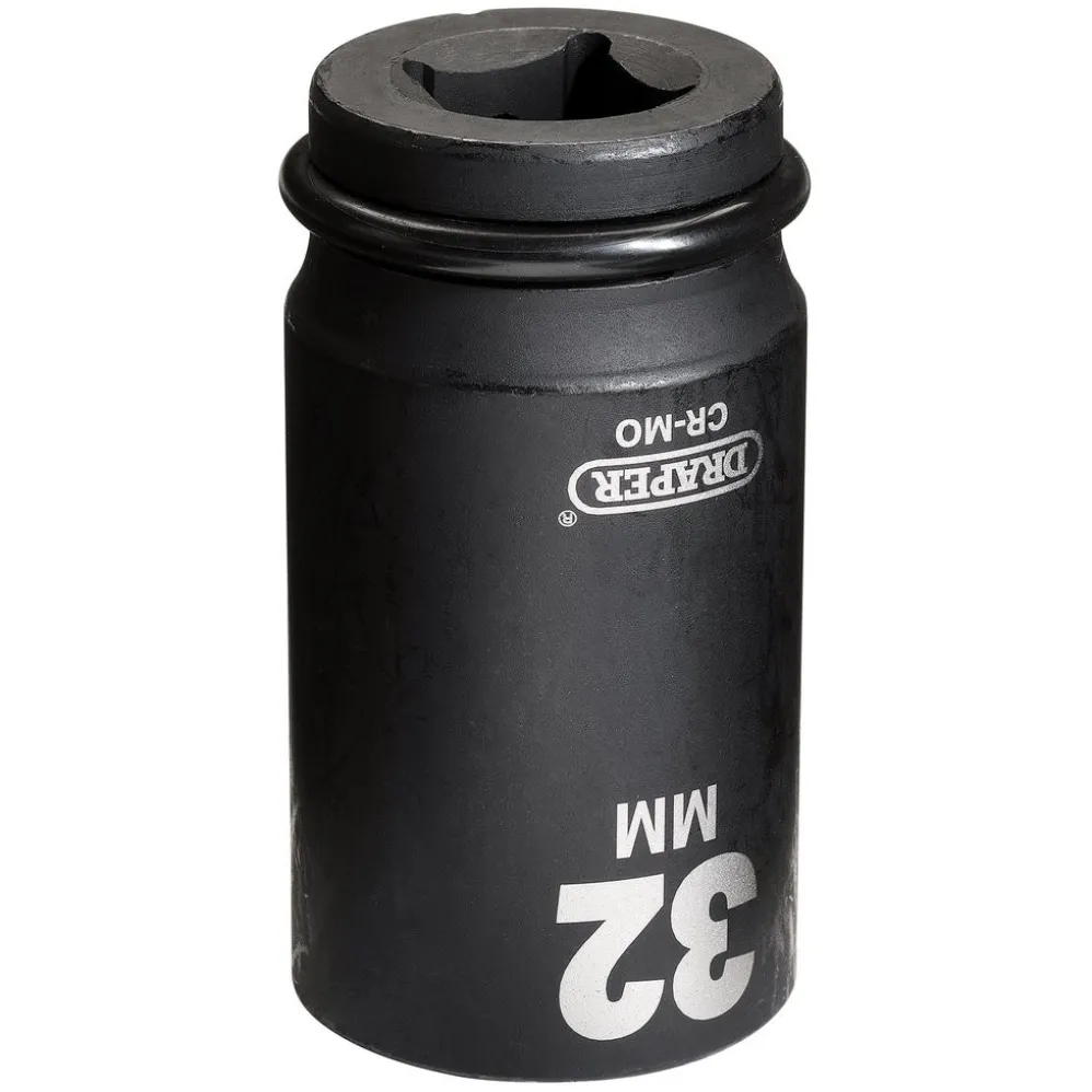 Draper Hi-TORQ® Deep Impact Socket, 3/4" Sq. Dr., 32mm