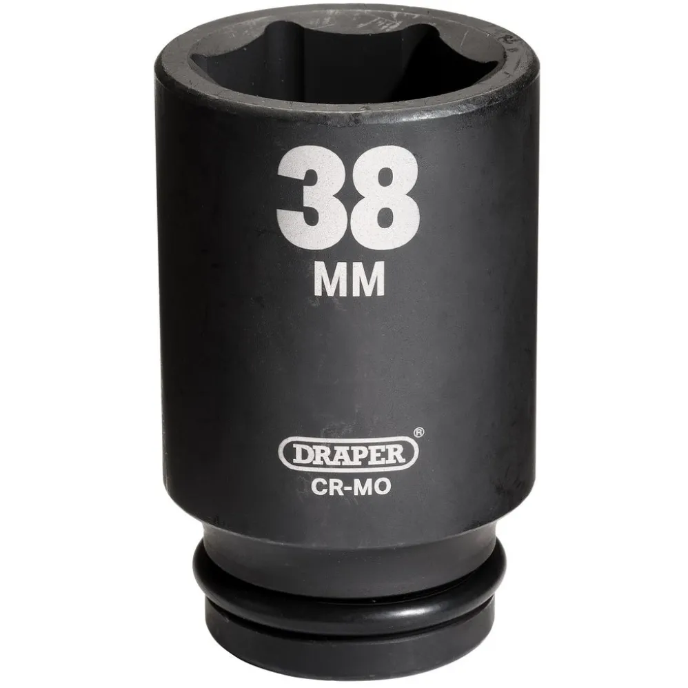 Draper Hi-TORQ® Deep Impact Socket, 3/4" Sq. Dr., 38mm