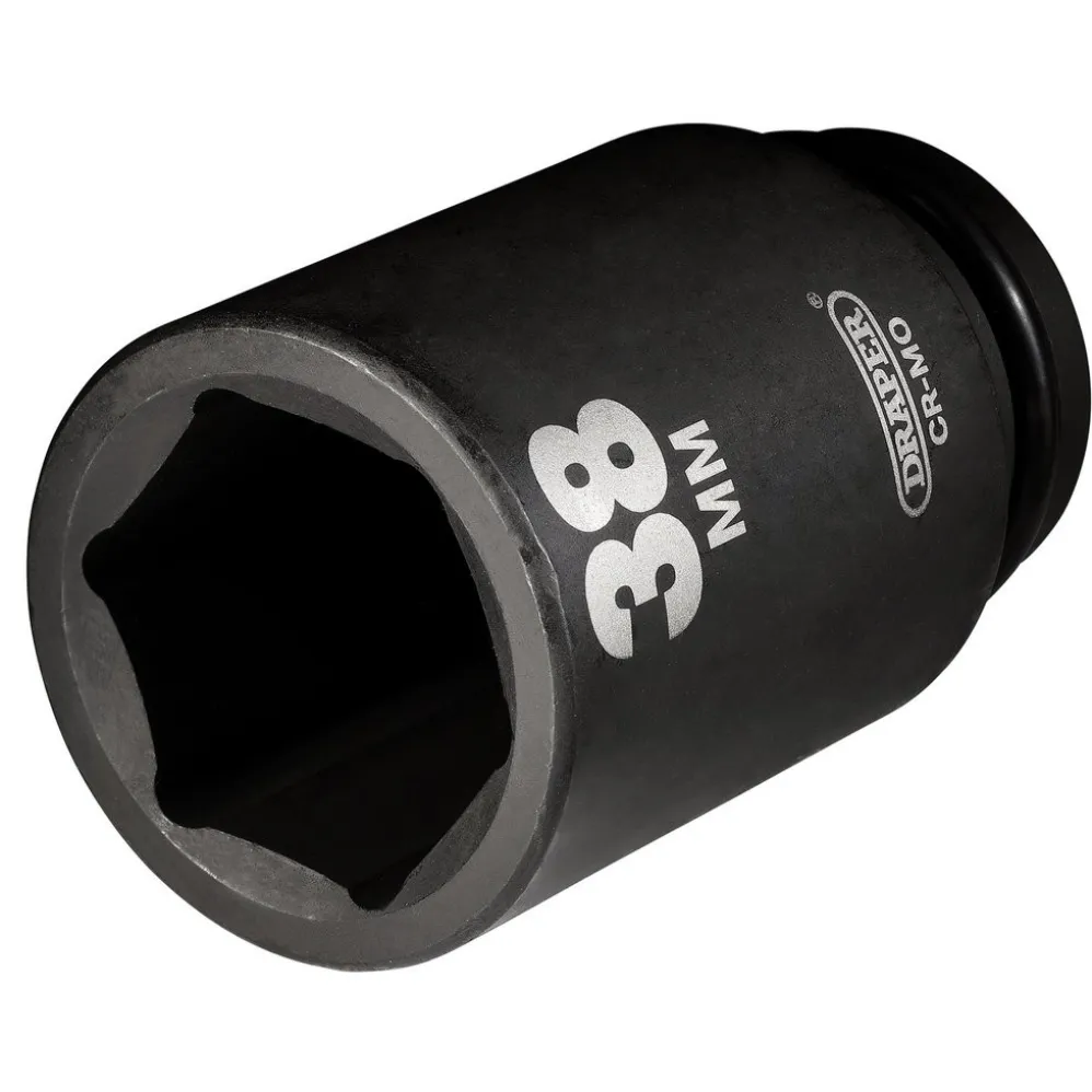 Draper Hi-TORQ® Deep Impact Socket, 3/4" Sq. Dr., 38mm
