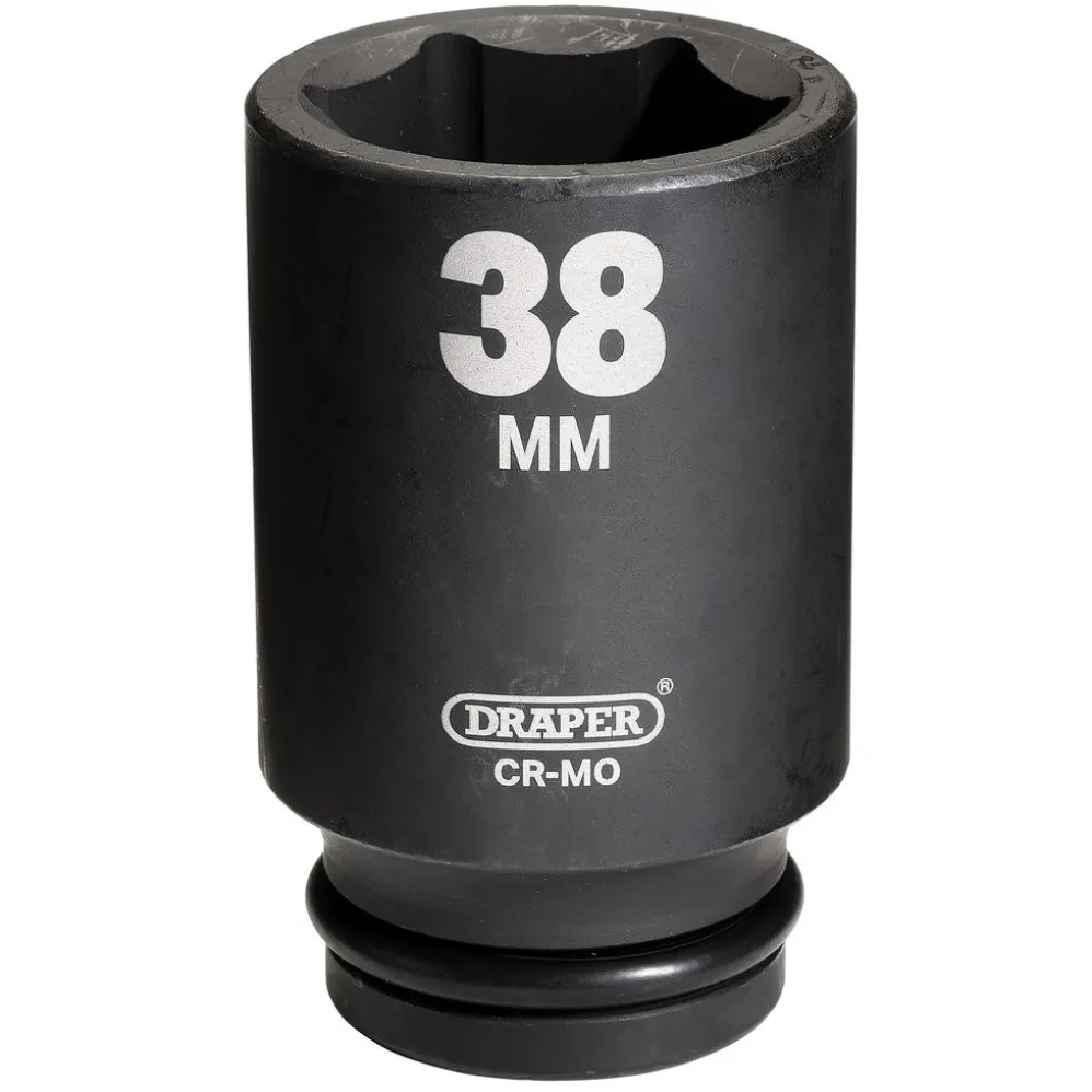Draper Hi-TORQ® Deep Impact Socket, 3/4" Sq. Dr., 38mm