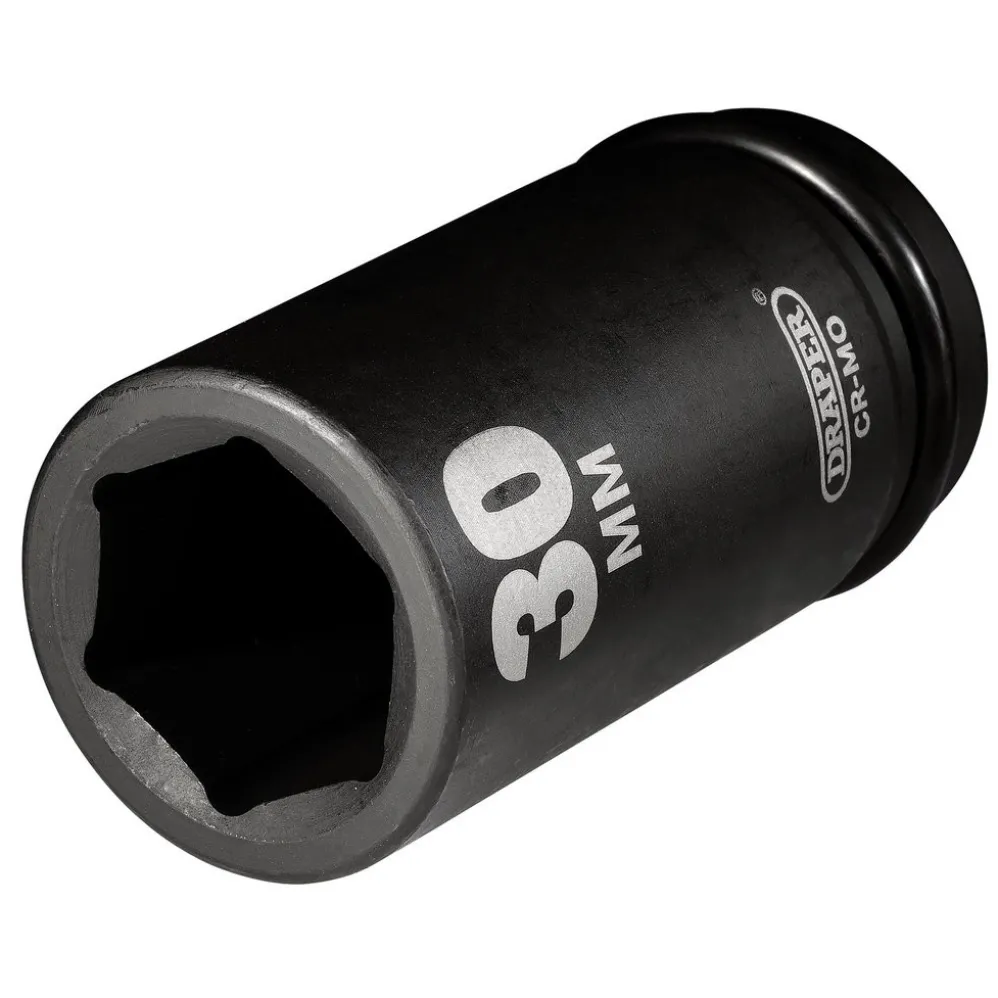 Draper Hi-TORQ® Deep Impact Socket, 3/4" Sq. Dr., 30mm