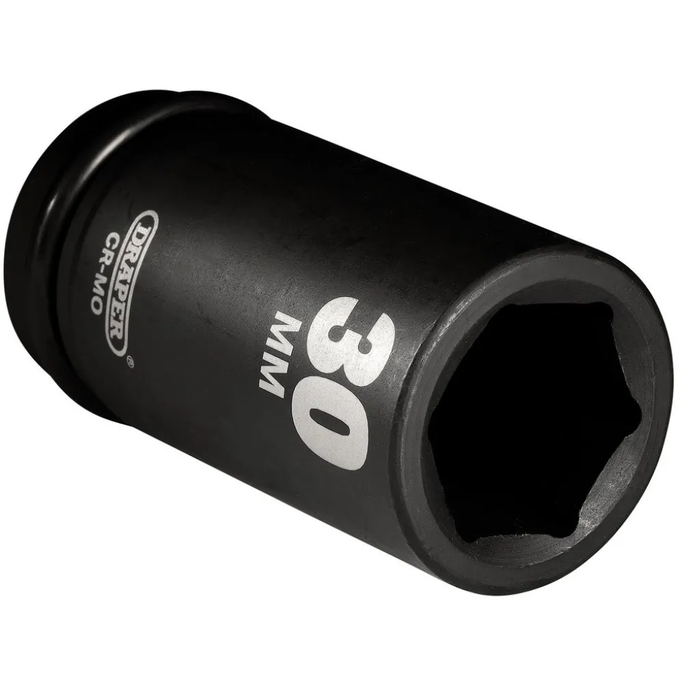 Draper Hi-TORQ® Deep Impact Socket, 3/4" Sq. Dr., 30mm