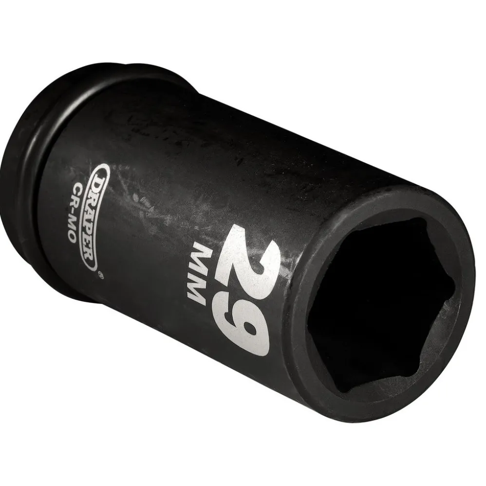 Draper Hi-TORQ® Deep Impact Socket, 3/4" Sq. Dr., 29mm