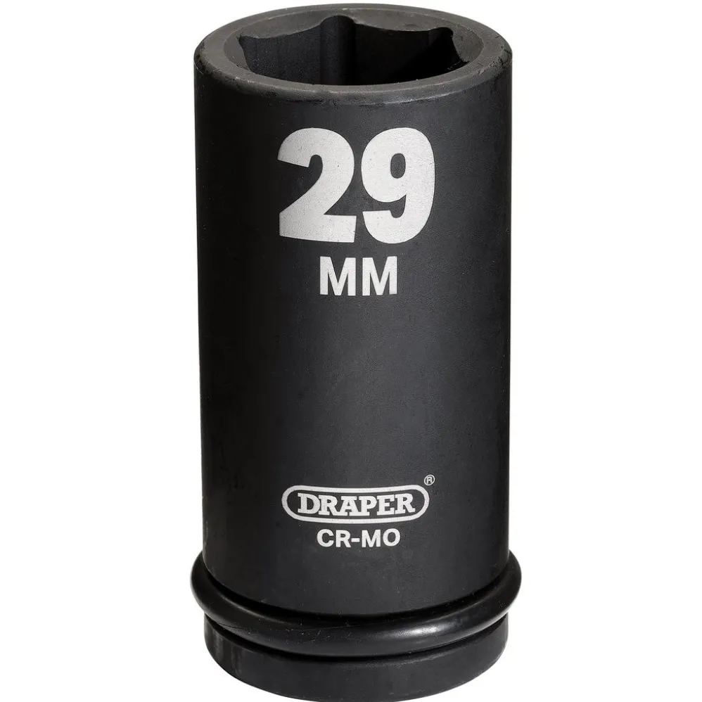 Draper Hi-TORQ® Deep Impact Socket, 3/4" Sq. Dr., 29mm
