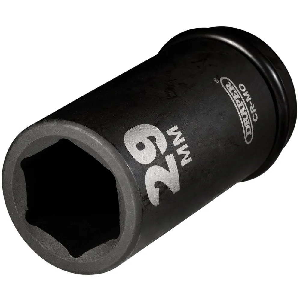Draper Hi-TORQ® Deep Impact Socket, 3/4" Sq. Dr., 29mm