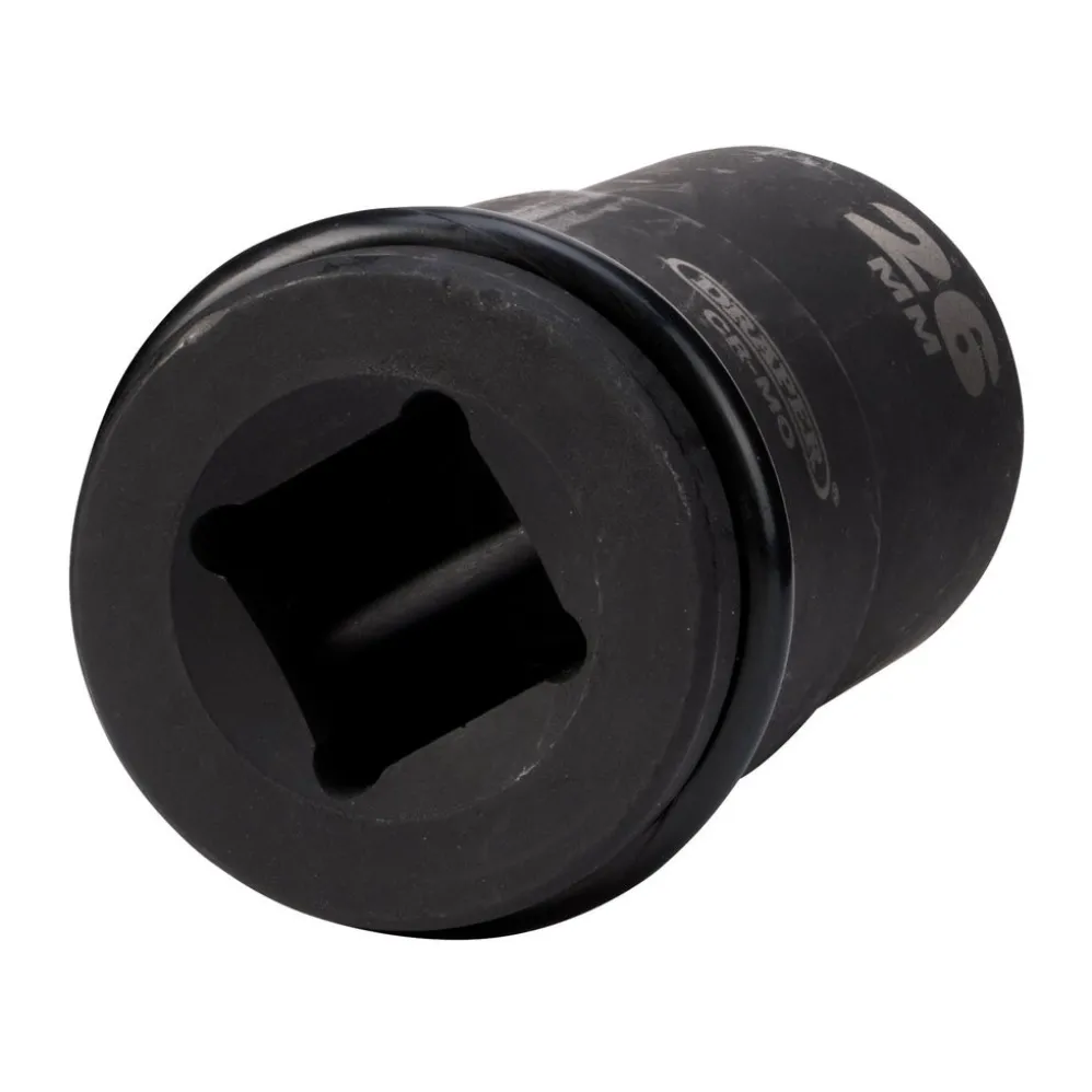 Draper Hi-TORQ® Deep Impact Socket, 3/4" Sq. Dr., 26mm
