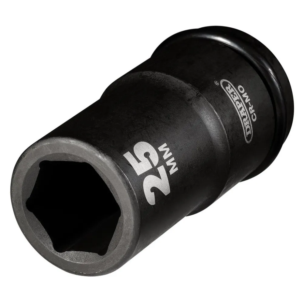 Draper Hi-TORQ® Deep Impact Socket, 3/4" Sq. Dr., 25mm