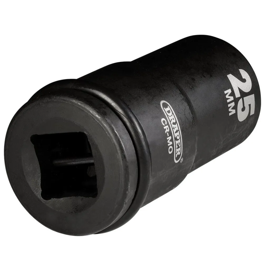 Draper Hi-TORQ® Deep Impact Socket, 3/4" Sq. Dr., 25mm