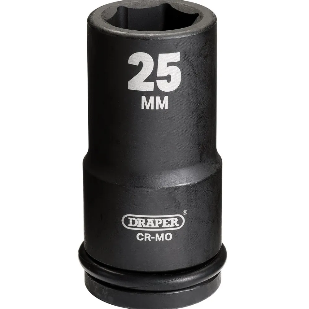 Draper Hi-TORQ® Deep Impact Socket, 3/4" Sq. Dr., 25mm