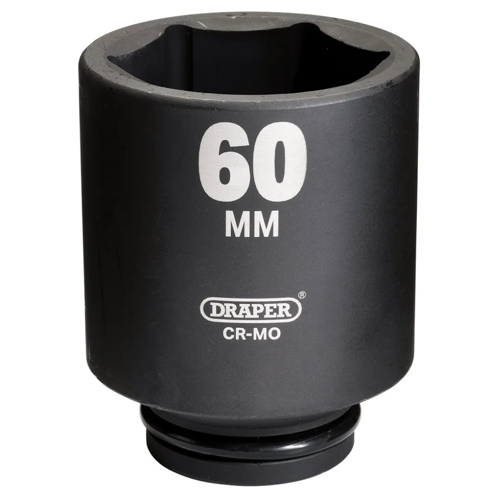 Draper Hi-TORQ® Deep Impact Socket, 3/4" Sq. Dr., 60mm