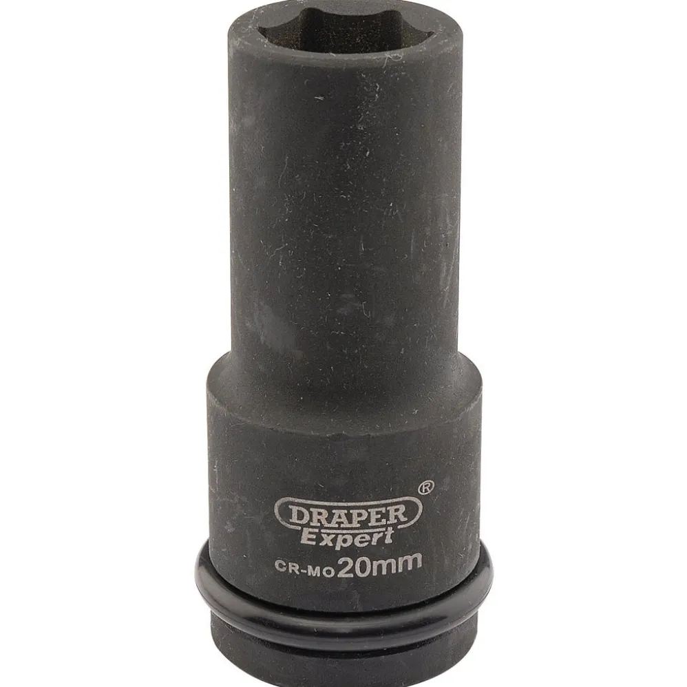 Draper Hi-TORQ® Deep Impact Socket, 3/4" Sq. Dr., 20mm