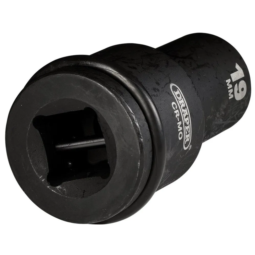 Draper Hi-TORQ® Deep Impact Socket, 3/4" Sq. Dr., 19mm
