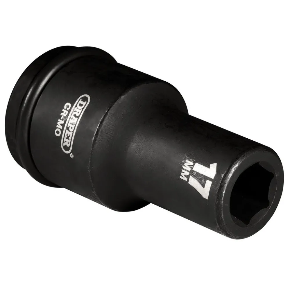 Draper Hi-TORQ® Deep Impact Socket, 3/4" Sq. Dr., 17mm