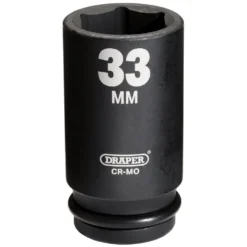 Draper Hi-TORQ® Deep Impact Socket, 3/4" Sq. Dr., 33mm