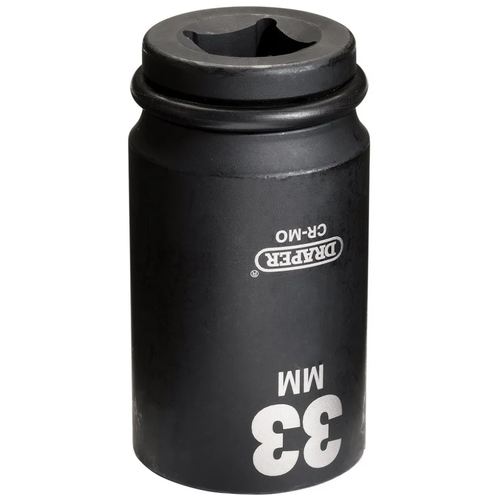 Draper Hi-TORQ® Deep Impact Socket, 3/4" Sq. Dr., 33mm
