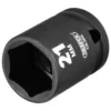 Draper HI-TORQ® Impact Socket, 1/2" Sq. Dr., 21mm