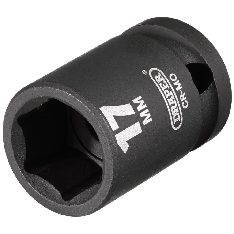 Draper HI-TORQ® Impact Socket, 1/2" Sq. Dr., 17mm