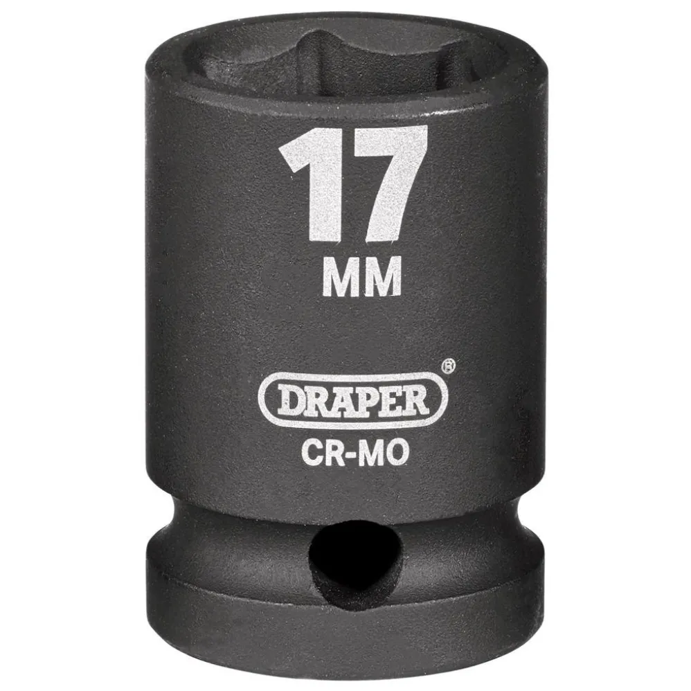 Draper HI-TORQ® Impact Socket, 1/2" Sq. Dr., 17mm