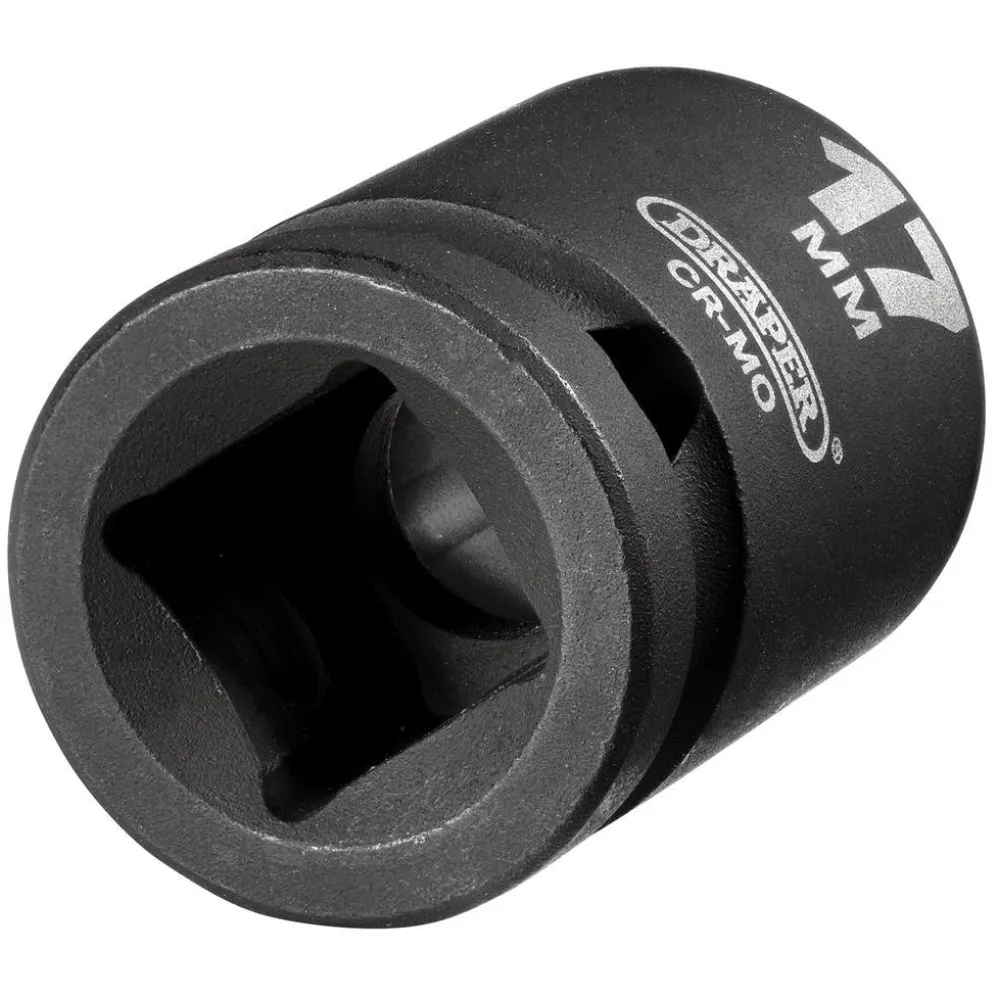 Draper HI-TORQ® Impact Socket, 1/2" Sq. Dr., 17mm
