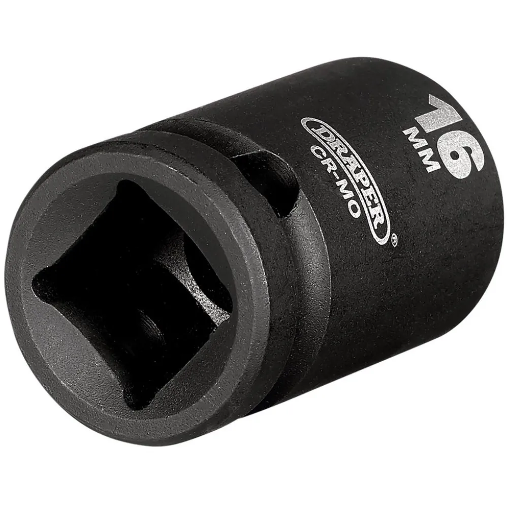Draper HI-TORQ® Impact Socket, 1/2" Sq. Dr., 16mm
