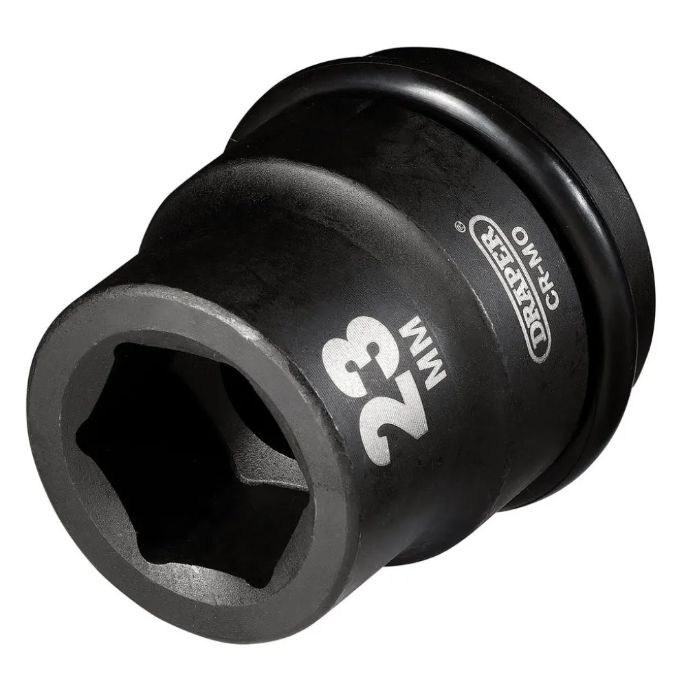 Draper Hi-TORQ® Impact Socket, 3/4" Sq. Dr., 23mm