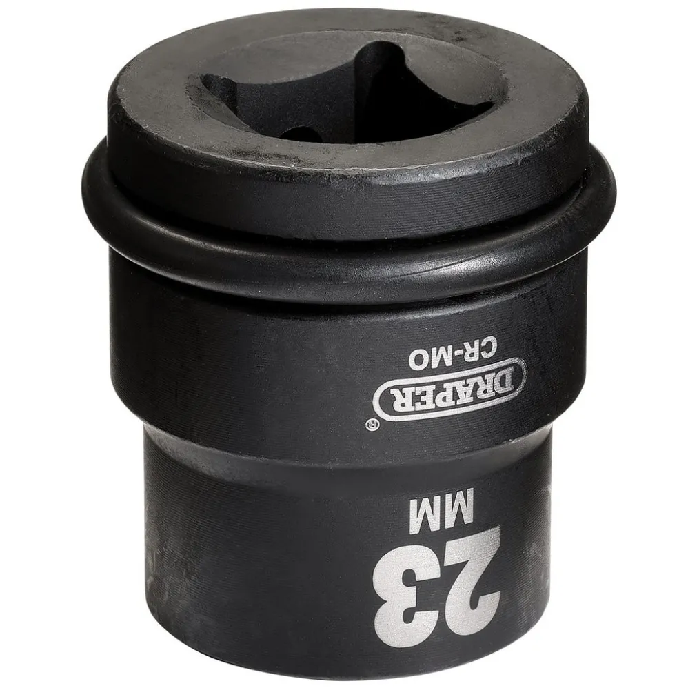 Draper Hi-TORQ® Impact Socket, 3/4" Sq. Dr., 23mm