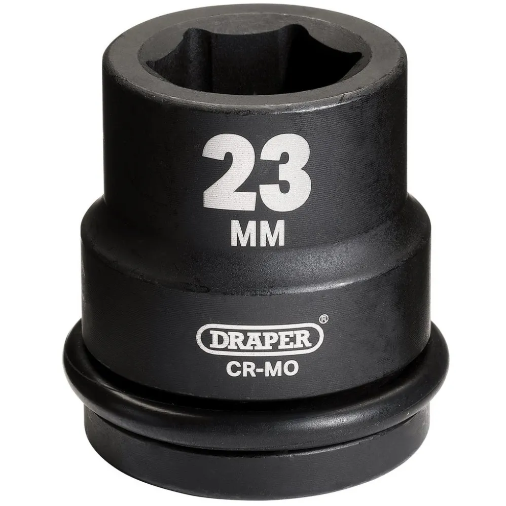 Draper Hi-TORQ® Impact Socket, 3/4" Sq. Dr., 23mm