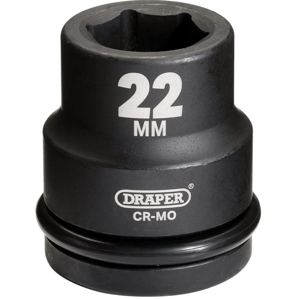 Draper Hi-TORQ® Impact Socket, 3/4" Sq. Dr., 22mm