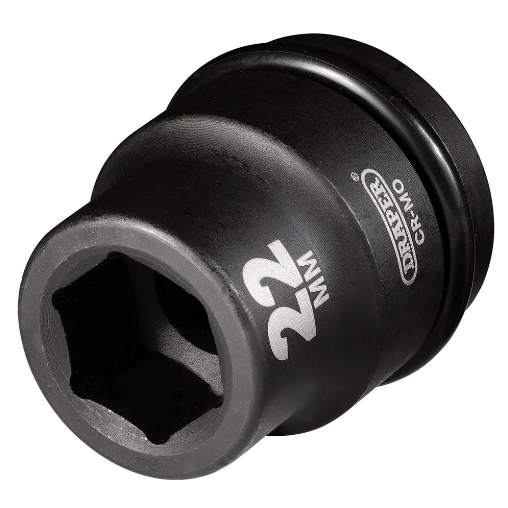Draper Hi-TORQ® Impact Socket, 3/4" Sq. Dr., 22mm