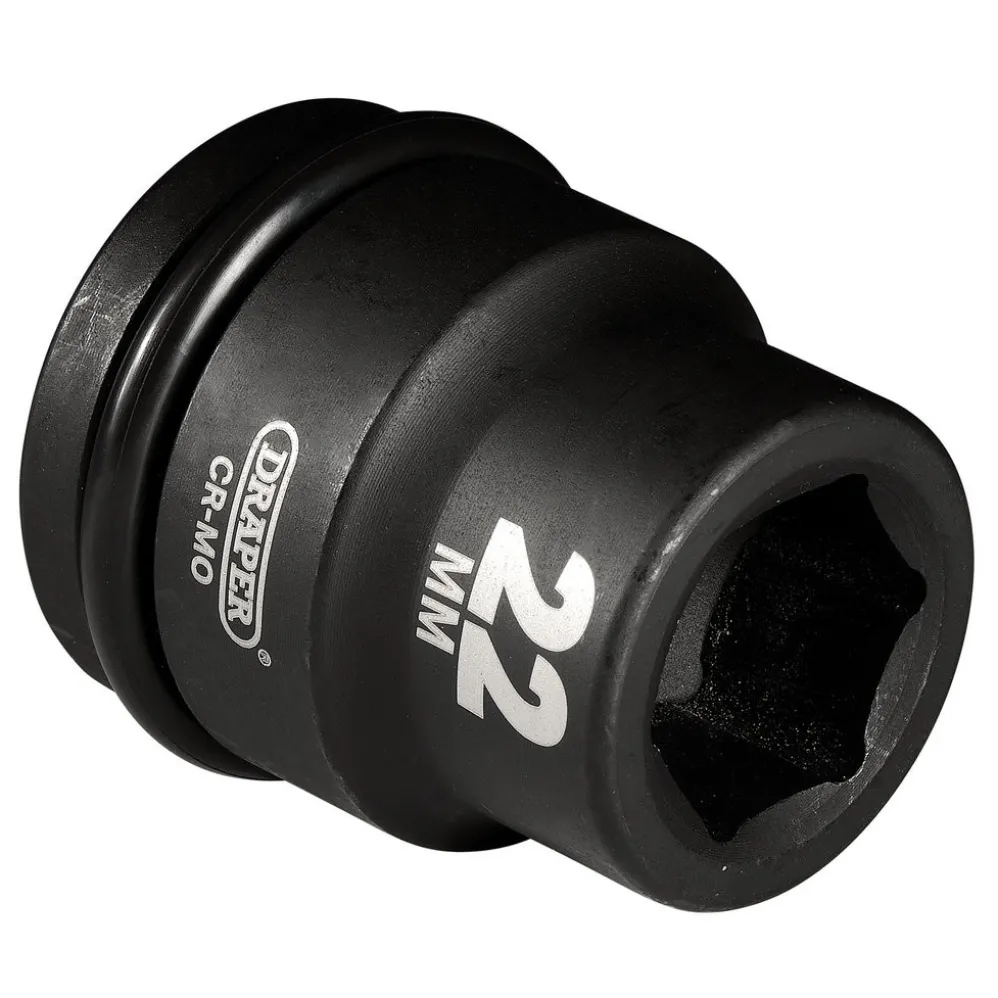 Draper Hi-TORQ® Impact Socket, 3/4" Sq. Dr., 22mm