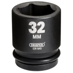 Draper Hi-TORQ® Impact Socket, 3/4" Sq. Dr., 32mm