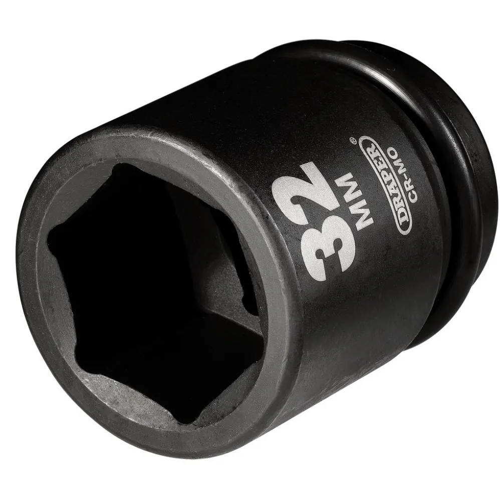 Draper Hi-TORQ® Impact Socket, 3/4" Sq. Dr., 32mm