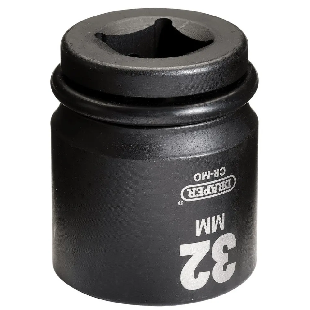 Draper Hi-TORQ® Impact Socket, 3/4" Sq. Dr., 32mm