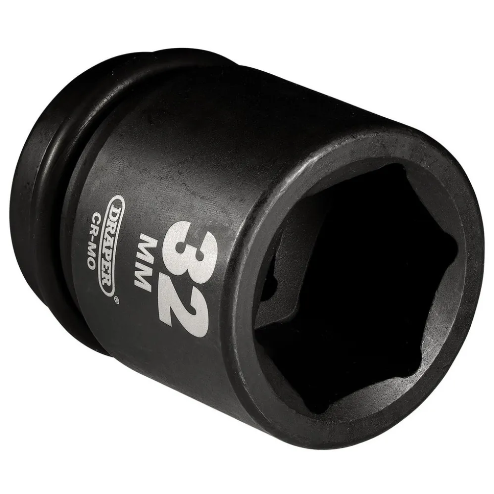 Draper Hi-TORQ® Impact Socket, 3/4" Sq. Dr., 32mm