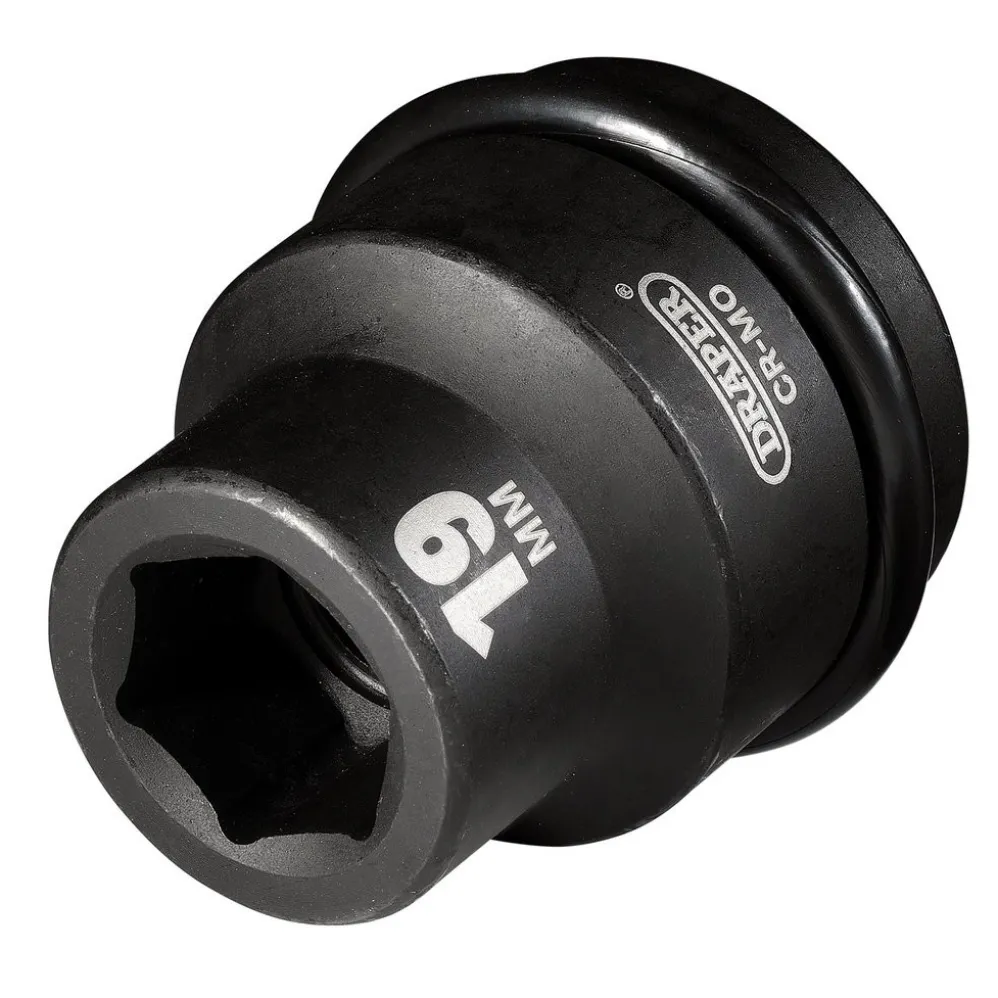 Draper Hi-TORQ® Impact Socket, 3/4" Sq. Dr., 19mm