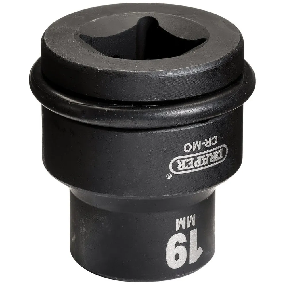 Draper Hi-TORQ® Impact Socket, 3/4" Sq. Dr., 19mm