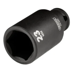 Draper HI-TORQ® Metric Deep Impact Socket, 3/8" Sq. Dr., 23mm