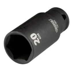 Draper HI-TORQ® Metric Deep Impact Socket, 3/8" Sq. Dr., 20mm