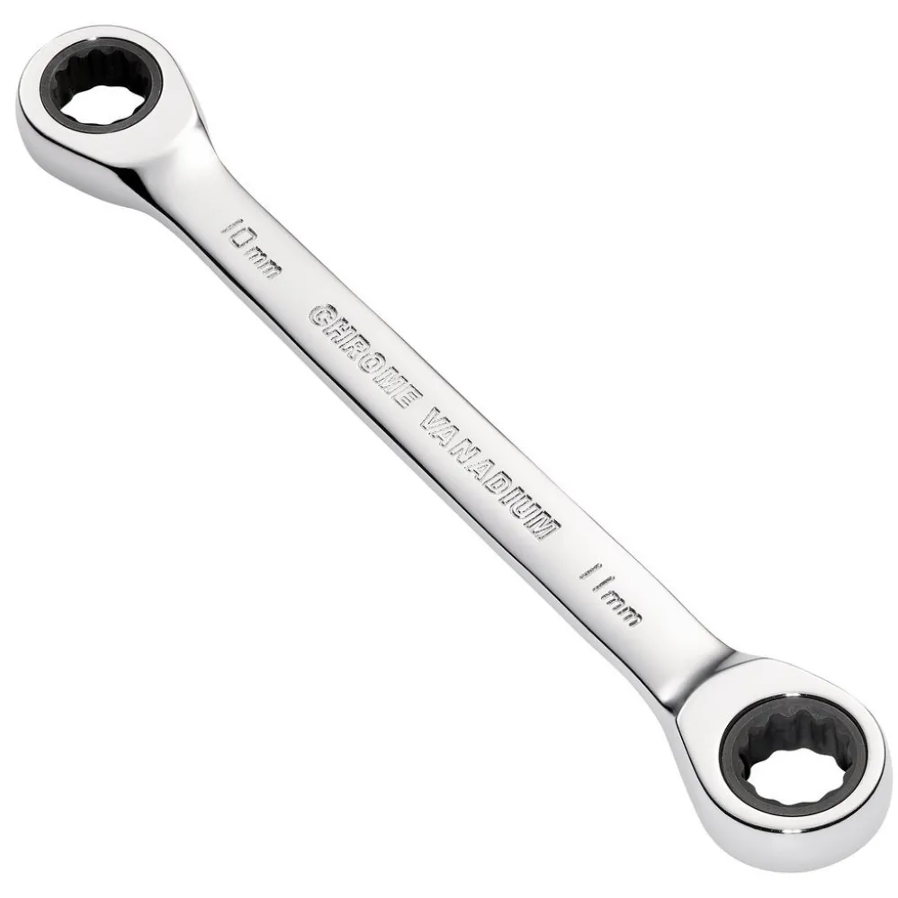 Draper HI-TORQ® Metric Double Ratchet Ring Spanner, 10 x 11mm