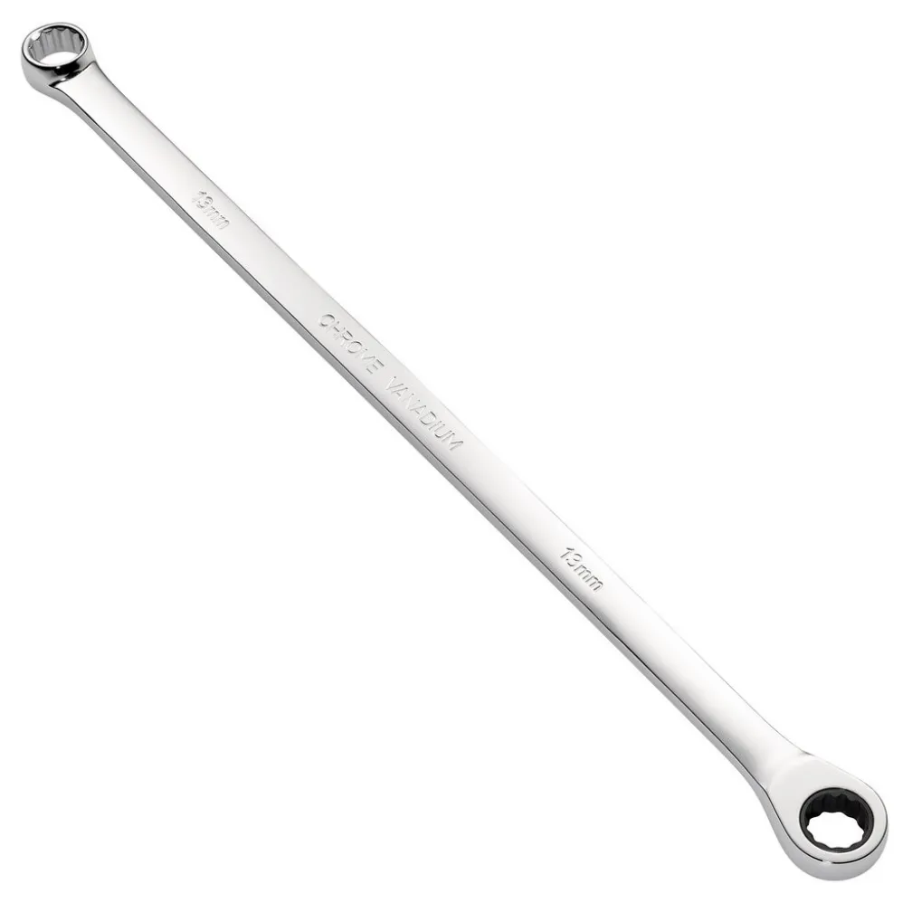 Draper HI-TORQ® Metric Extra-Long Double Ring Ratchet Spanner, 13mm