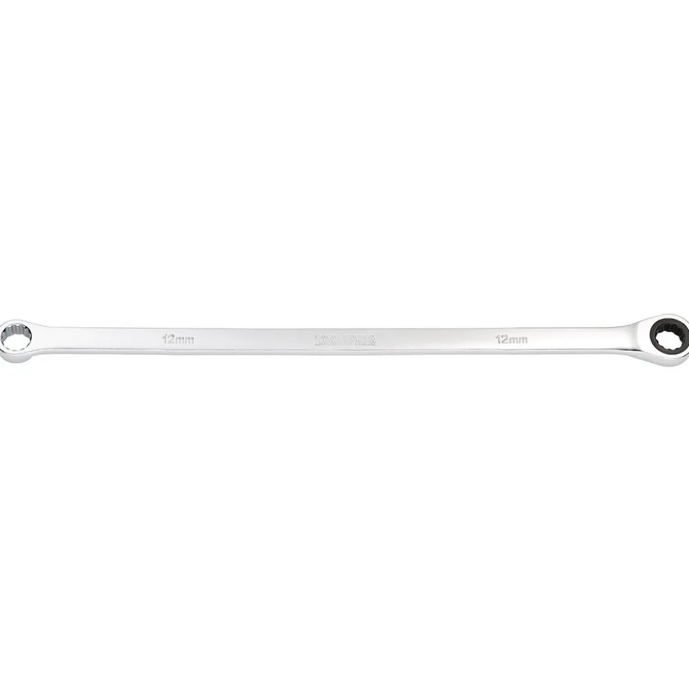 Draper HI-TORQ® Metric Extra-Long Double Ring Ratchet Spanner, 12mm