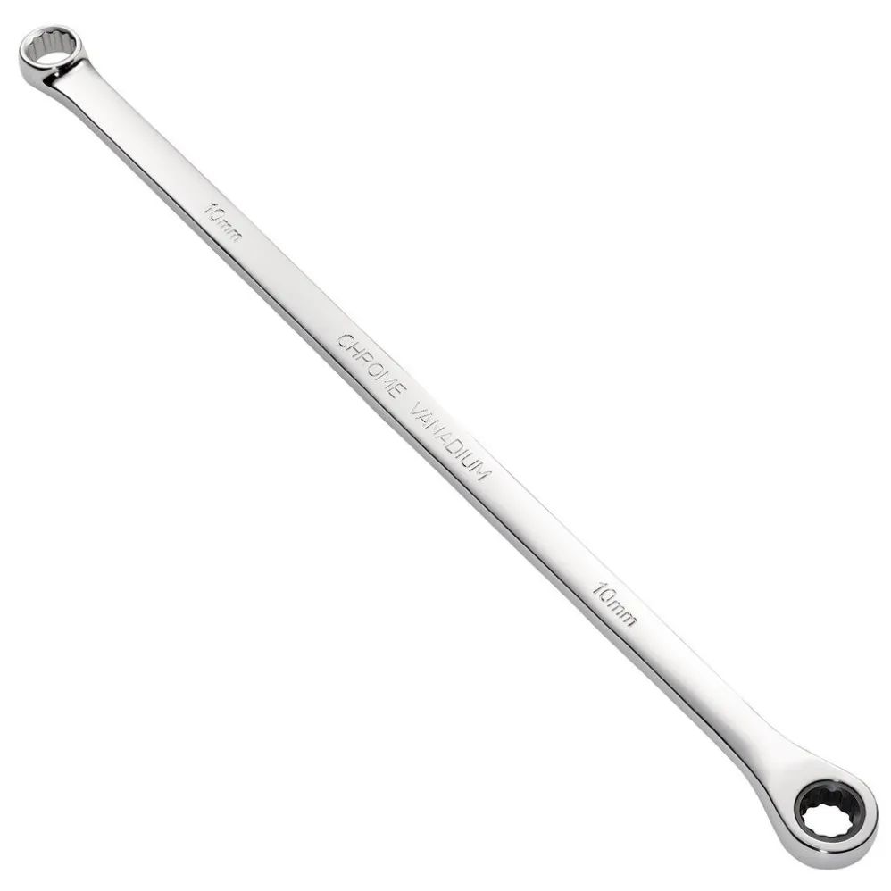 Draper HI-TORQ® Metric Extra-Long Double Ring Ratchet Spanner, 10mm