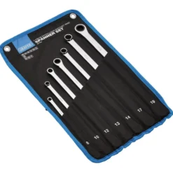 Draper HI-TORQ® Metric Extra-Long Double Ring Ratchet Spanner Set (7 Piece)