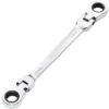 Draper HI-TORQ® Metric Flexible Head Double Ring Ratchet Spanner, 12 x 13mm