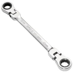 Draper HI-TORQ® Metric Flexible Head Double Ring Ratchet Spanner, 12 x 13mm