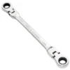 Draper HI-TORQ® Metric Flexible Head Double Ring Ratchet Spanner, 10 x 11mm