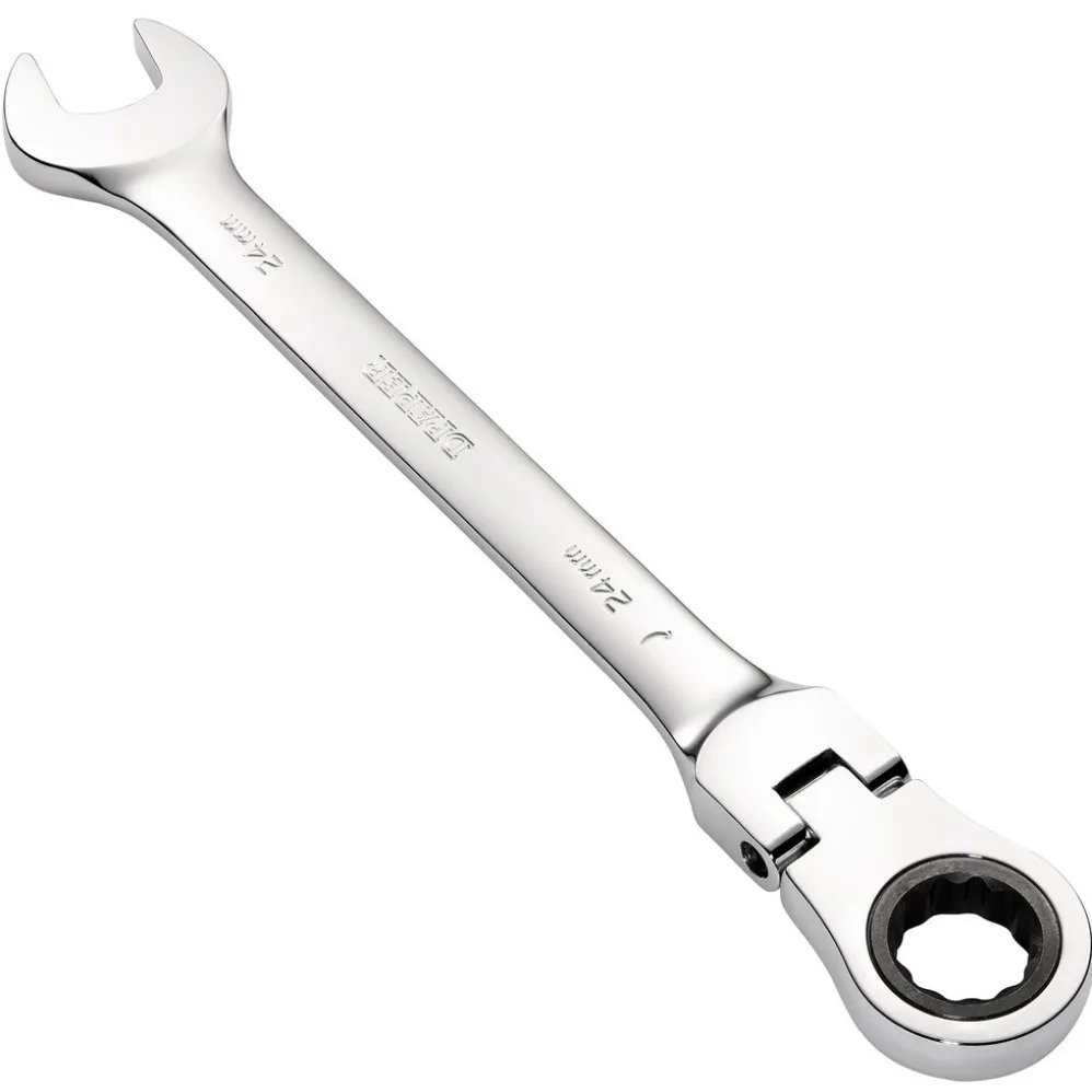 Draper HI-TORQ® Metric Flexible Head Ratcheting Combination Spanner, 24mm