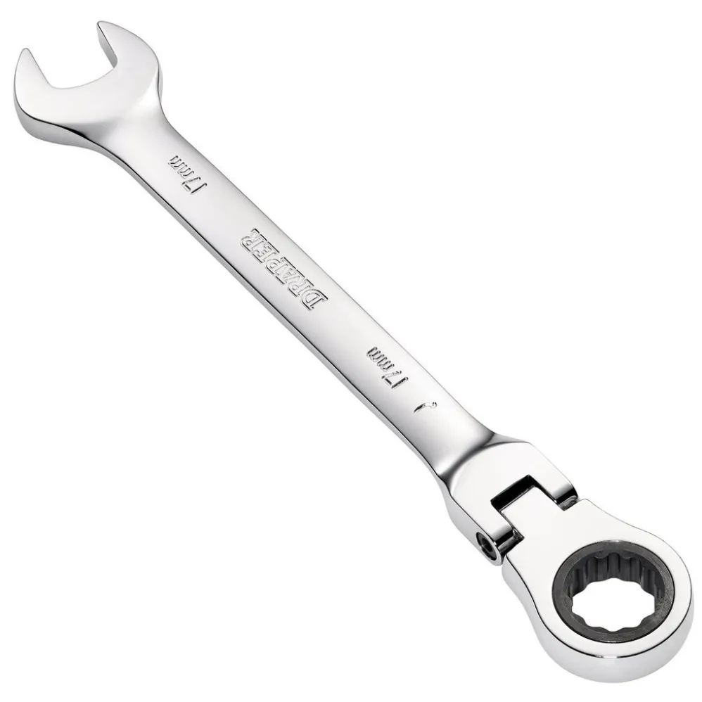 Draper HI-TORQ® Metric Flexible Head Ratcheting Combination Spanner, 17mm